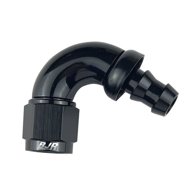 120° Full Flow Push Lock Hose End