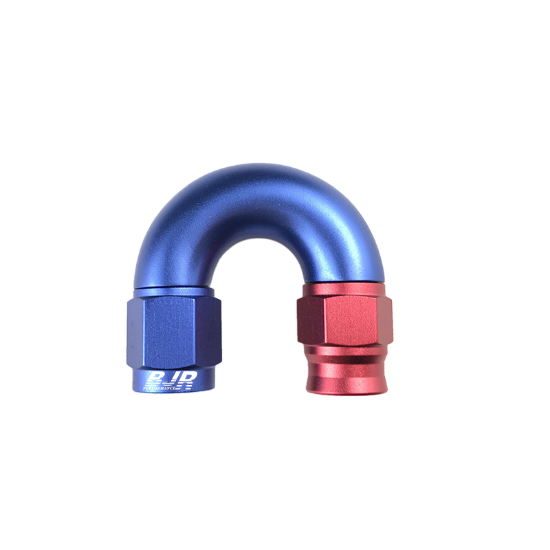 180° AN3 Full Flow PTFE Hose Ends