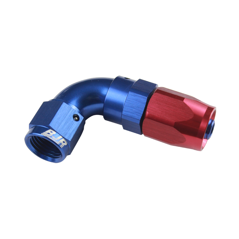 90° One Piece Swivel Hose End