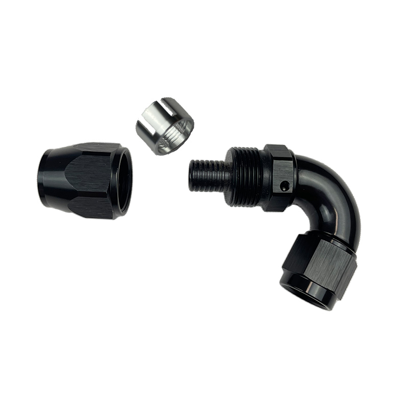 One Piece 120° Lightweight Hose Ends