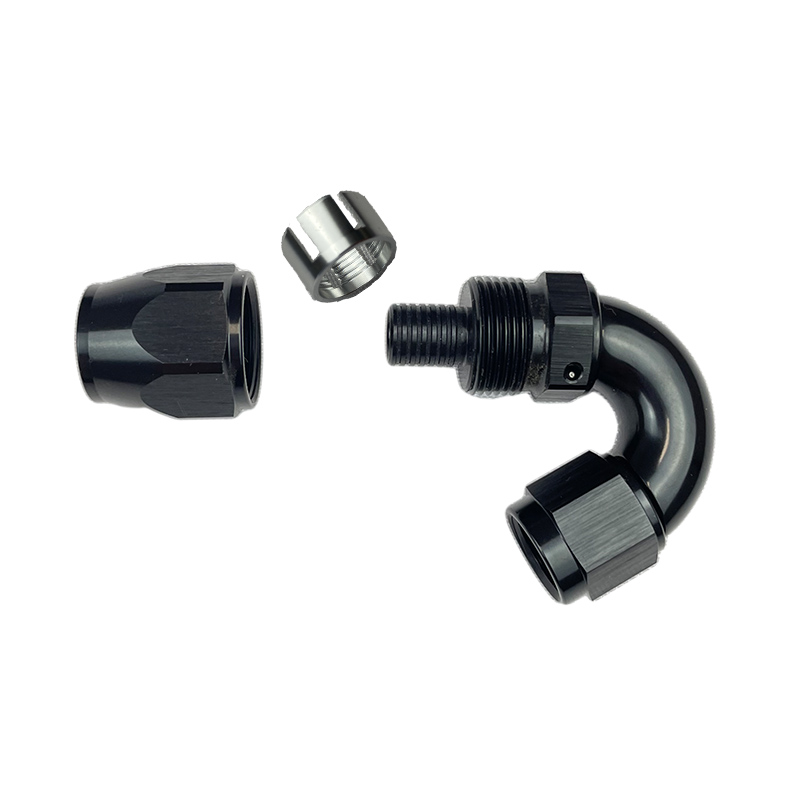 One Piece 150° Lightweight Hose Ends