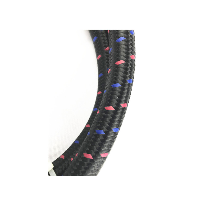 Red/Blue Line Braided Hose