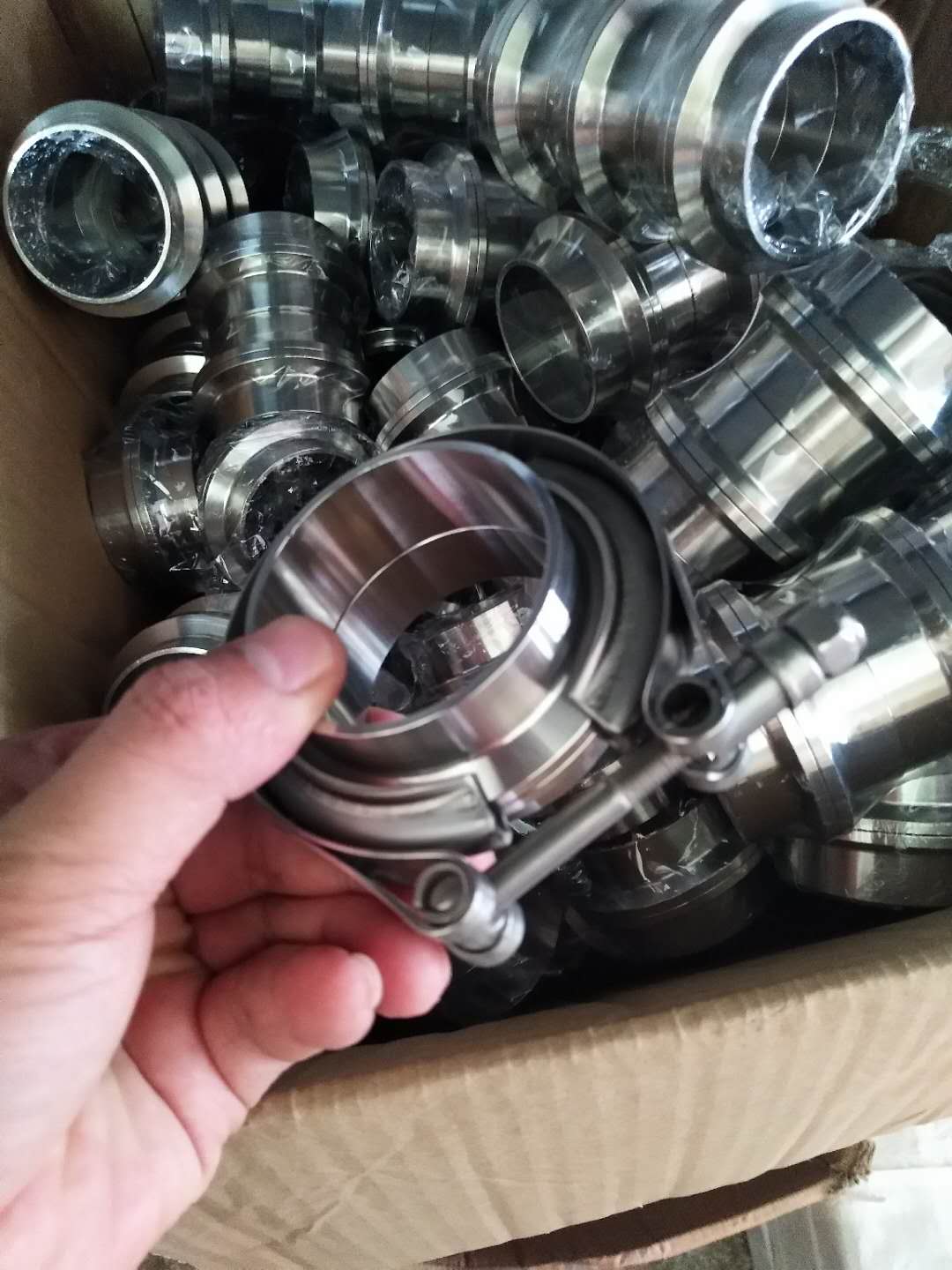 BJR VBand Clamp With Male/Female Flanges bjrperformance